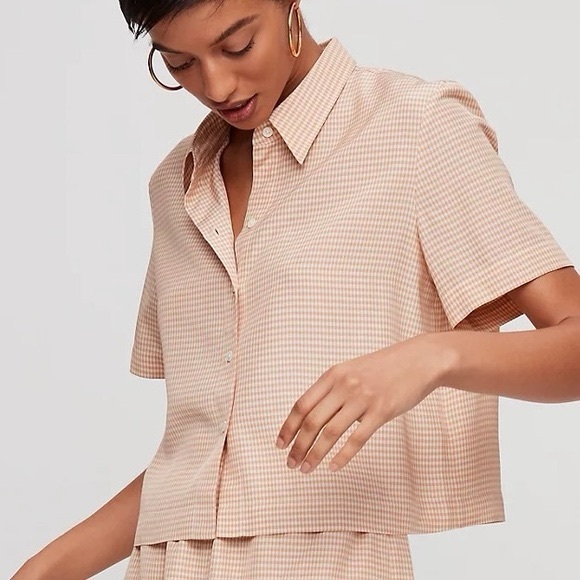 Babaton Tops - Babaton Wayne Shirt Women’s Size Small Button Up Aritiza